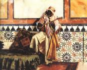 Gnaoua in a North African Interior - 鲁道夫·恩斯特